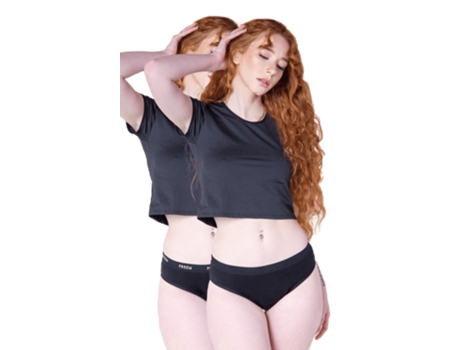 Conjunto de 2 Bragas ANAISSA Bambu Mujer (34-36 - Negro)