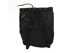 Mochila de playa de malla ligera, transpirable y ajustable - Negra