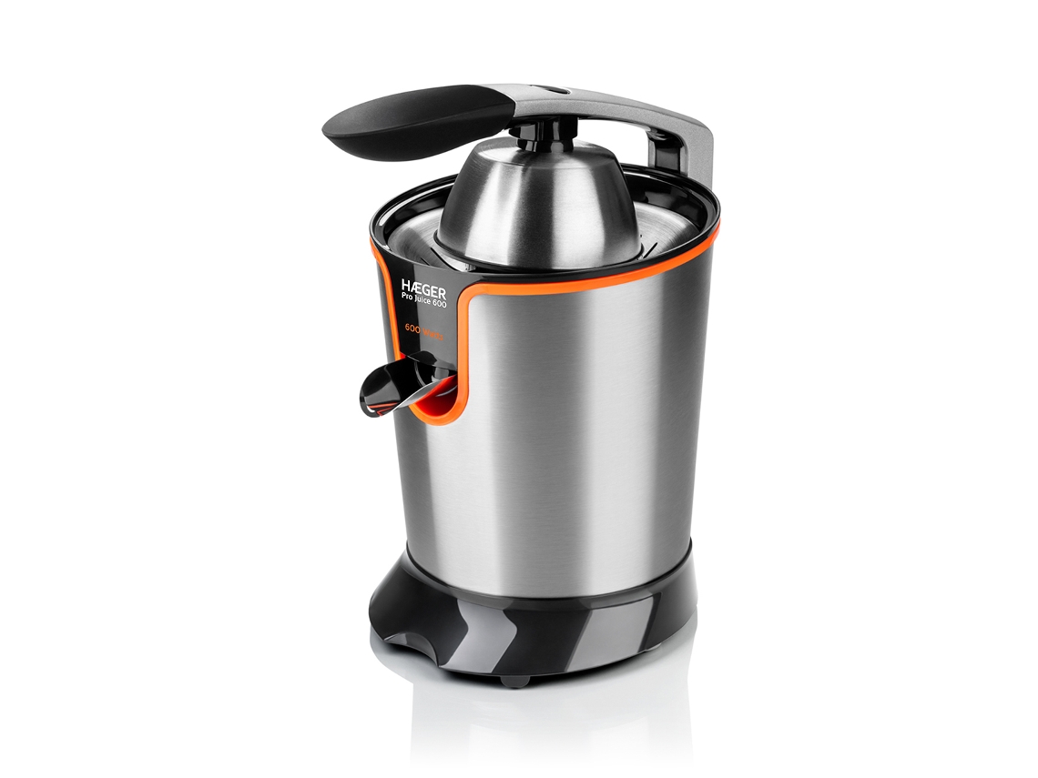 Exprimidor de cítricos HAEGER Pro Juice 600 - 600W en acero inoxidable