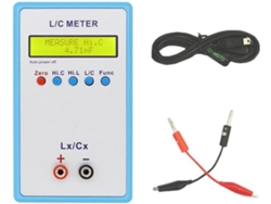 Medidor De Inductancia Lcd Lc 200a Con Capacitancias De 1 Pf, 100 Mf Y 1 H 100 H.