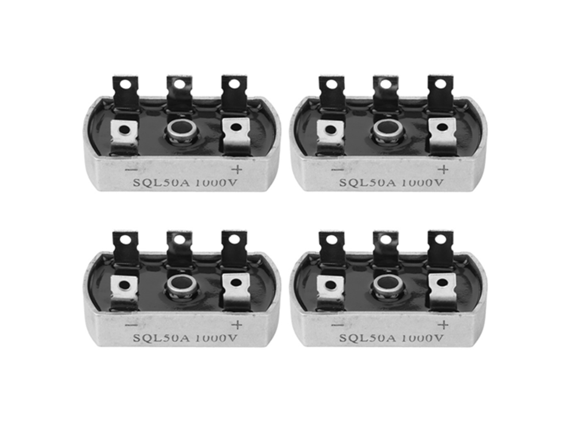 4 Pcs Puente Rectificador 3 Fases 50a 1000v Sql50a Módulo Rectificador