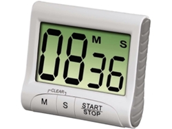 Temporizador Digital De Cocina Countdown 00111319 Con Display Grande 4 Dígitos Y Alarma Fuerte