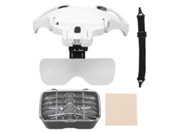 2026-lupa De Cabeza Libera De Manos 1x 1.5x 2x 2.5x 3.5x Con Luz Led Para Trabajos Cercanos Lectura Costura