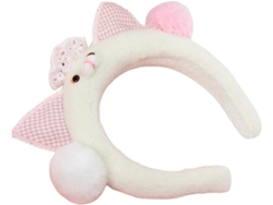 Accesorio Para El Cabello De Tela Suave Con Orejas De Dibujos Animados: Decoración De Peluche Para Fiestas.