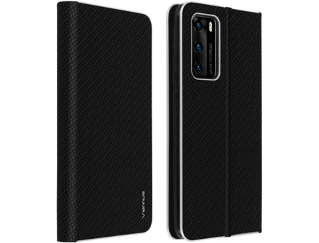 Funda Huawei P40 AVIZAR FOLIO-CARB-BK-P40R Negro
