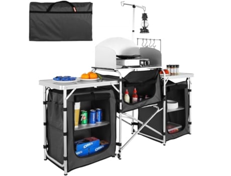 Mesa de cocina portátil para acampar Vevor