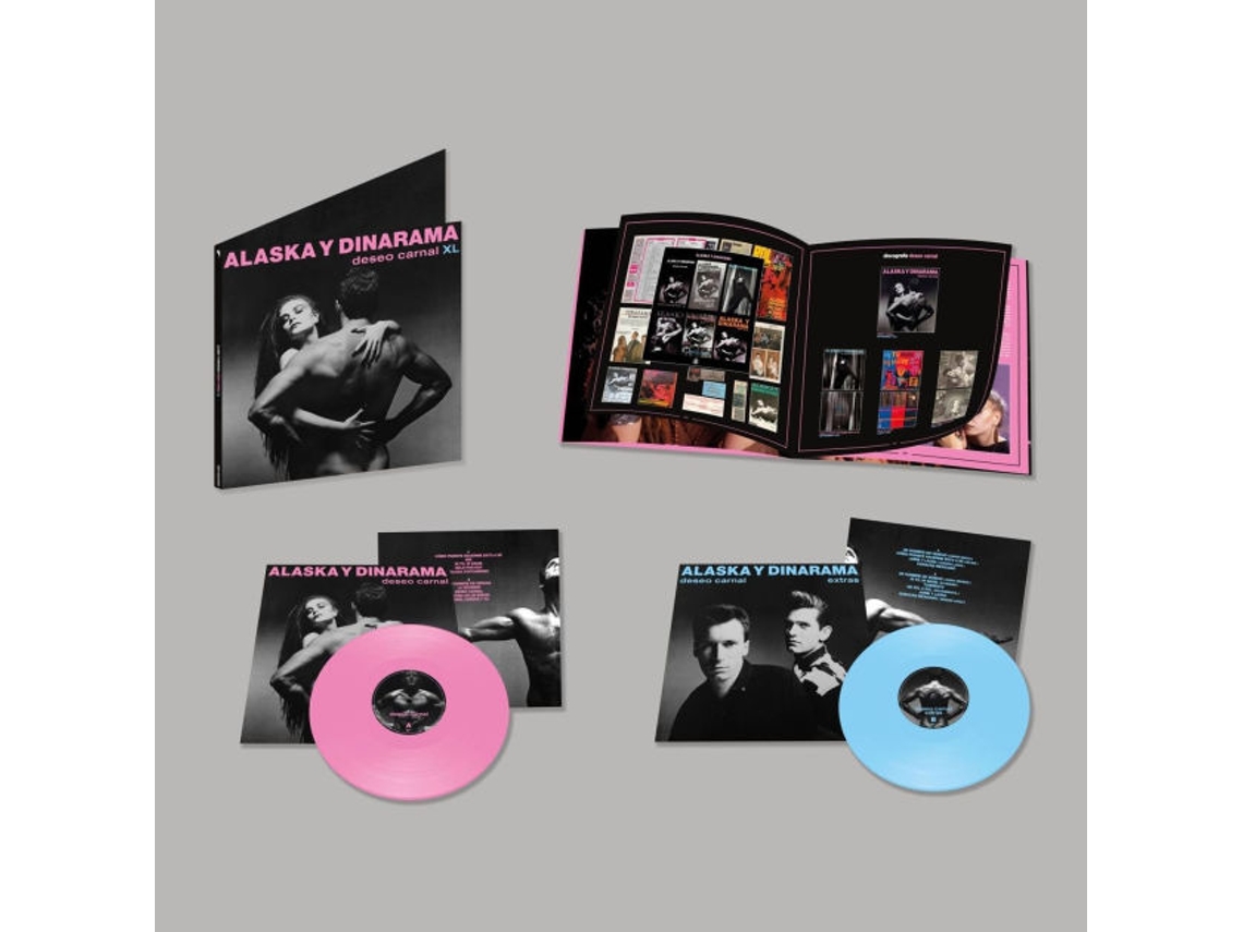 Alaska Y Dinarama Deseo Carnal XL 2LP Vinilo Rosa y Azul Edición Limitada Caja Warner Music Spain