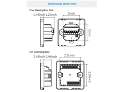 Termostato Inteligente Wifi 3a Para Caldera Con Aplicación, Control Por Voz Y Pantalla Lcd De 2,8 Pulgadas.