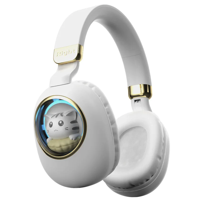 Auriculares Bluetooth MDUG con batería de larga duración (blancos)