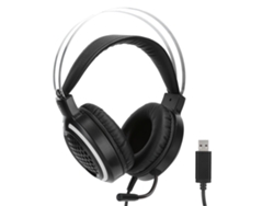 Auriculares Gaming De Sonido Envolvente 7.1 Con Cable Usb, Luz Rgb Y Micrófono Para Pc