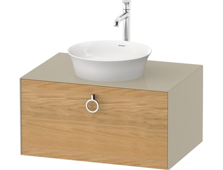 DURAVIT Tulip blanco, mueble de pared, ancho 800 x fondo 550mm, con 1x extraíble, con tirador, WT49800