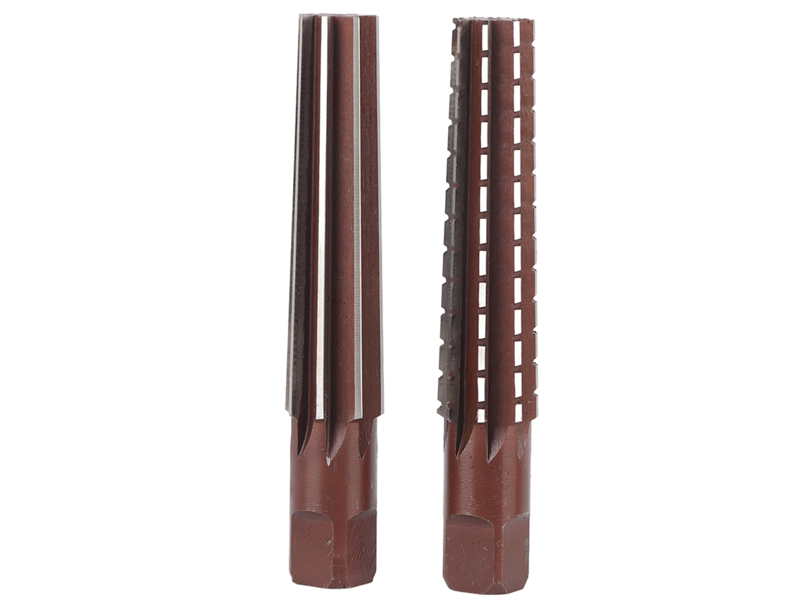 2026velora-2pcs Reamer Morse Taper Mt4 Hss Acero Alto Carbono Mango Recto Reamer Manual