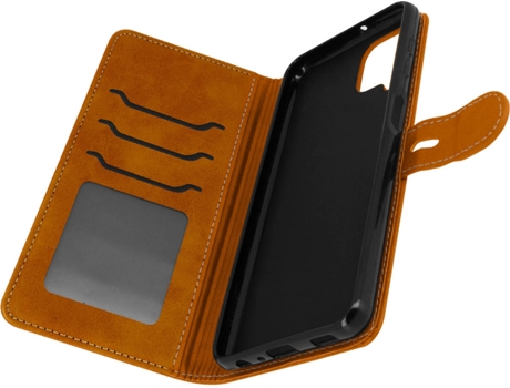Carcasa Samsung Galaxy A22 AVIZAR Libro Marrón Claro