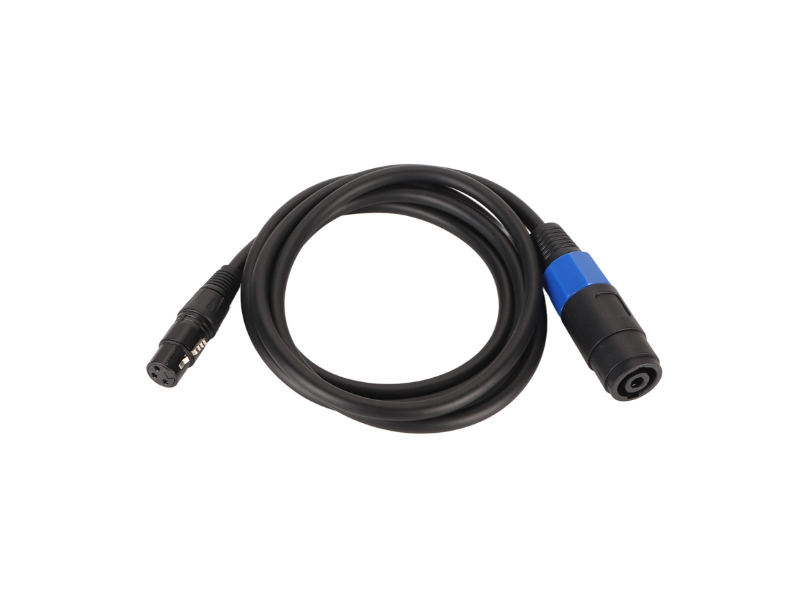 Cable Para Altavoces Profesional De 1,8 M (5,9 Pies) Con Conector Hembra De Pvc A Conector Hembra Xlr De Cobre Libre De Oxígeno.