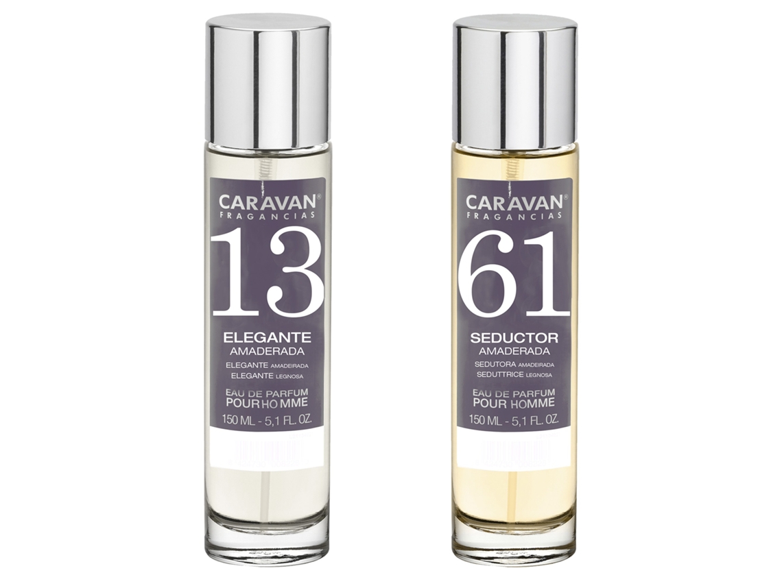 Set de 2 perfumes CARAVAN hombre Nº61 y Nº 13