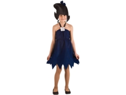 Disfraz de Niña DISFRAZZES Cavernícola Bea Azul Y Negro (Talla: 6 a 7 años)