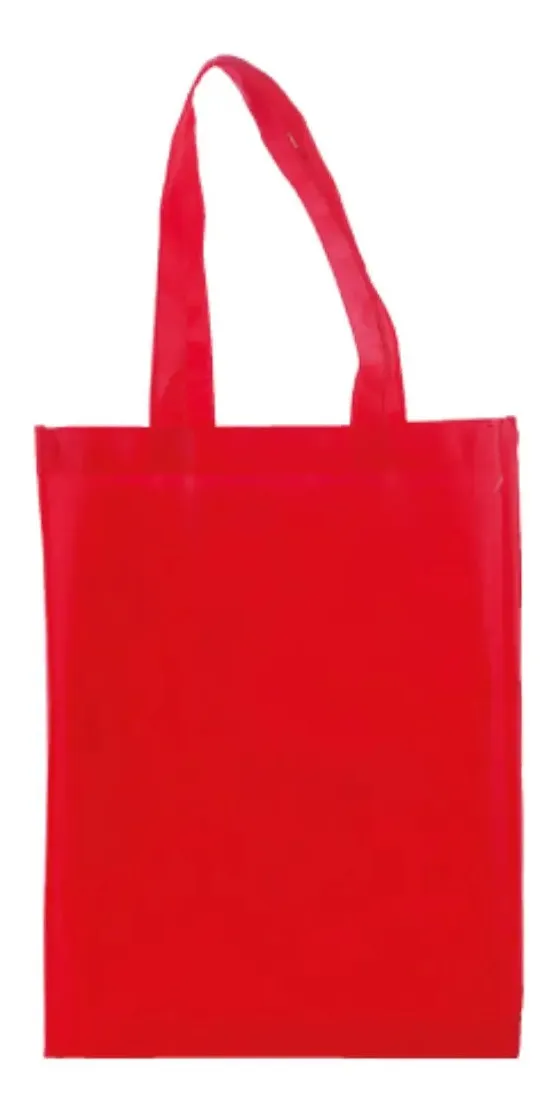 200 Ecobags Personalizadas Com Fole Vermelho 34x38x15vayotoy