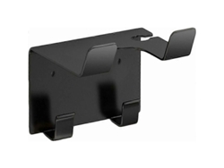 Soporte para secador de pelo, organizador de pelo para montaje en pared (no requiere taladrar), compatible con la mayoría de los secadores de pelo GOKOCO.