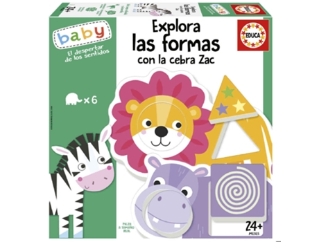 Explora las formas con Zebra Zac EDUCA