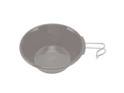 Taza/bol Portátil De Pbt Duradero De 250 Ml Para Mochileros, Ideal Para Acampar Y Hacer Senderismo - Gris