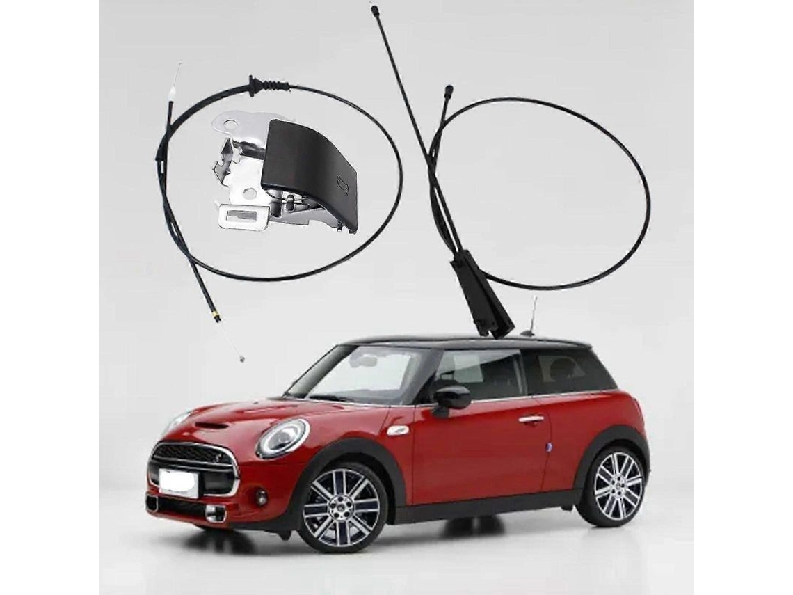 Juego De Repuesto De Manija Y Cable De Apertura Del Capó Para Mini Cooper R55 R56 R57 (2007-2013)