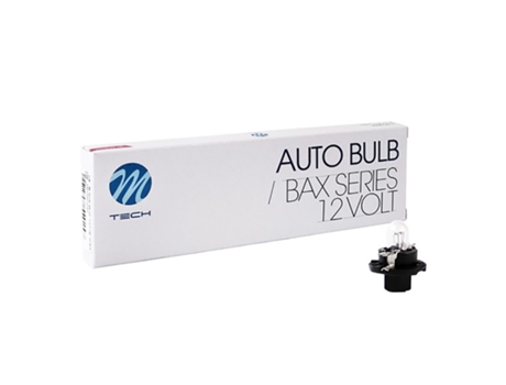 Lámpara Bx8.4D 1.2W 12V Negro M-TECH