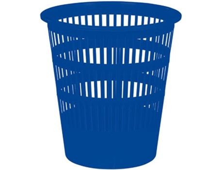 Papelera de Escritorio FAIBO Azul (Plastico Reciclado - 12L)
