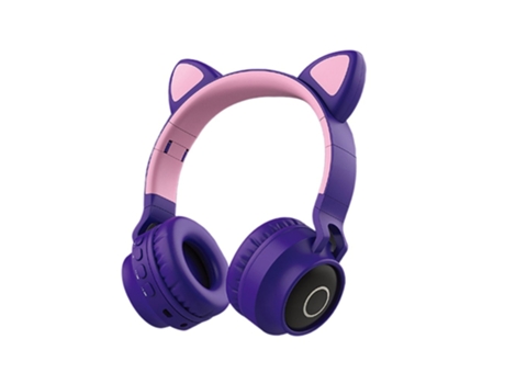 Auriculares bluetooth 5.0 auriculares, auriculares inalámbricos de alta fidelidad para niña / hija para pc Azul Oscuro