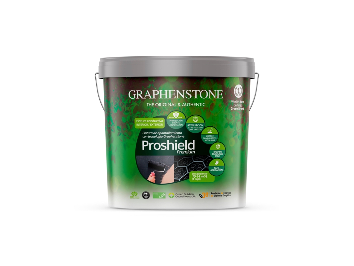 Pintura de blindaje conductivo Proshield, negro mate, 15 litros