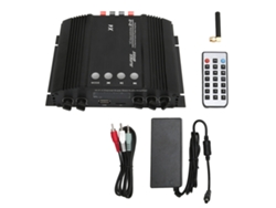 Amplificador Bluetooth con 4 canales estéreo y control remoto