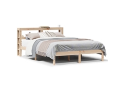 Maison Exclusive - Estructura De Cama Sin Colchón Madera Maciza De Pino 160x200 Cm