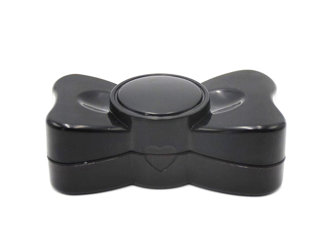 2026-pincel De Massagem Para Couro Cabeludo E Shampoo Com Nó Bowknot Plástico Redondo Antiestático Preto