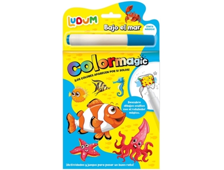 Set Dibujo Colormagic Tinta Mágica Bajo El Mar LUDUM