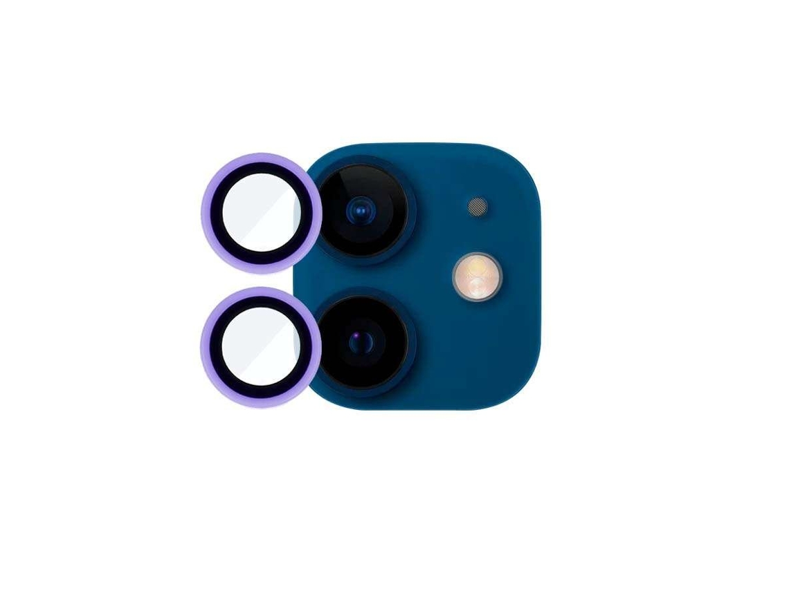 Cubre Objetivo Fluorescente Malva Para Iphone 12
