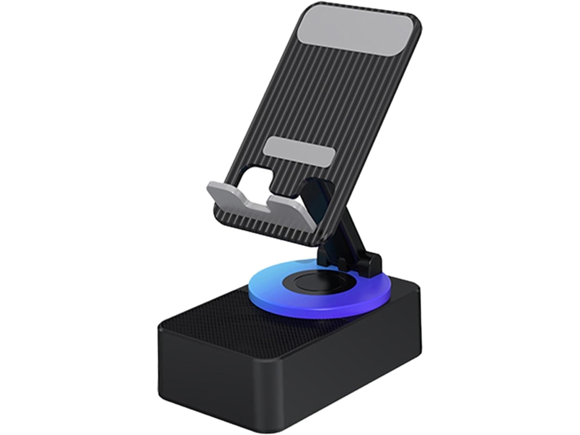 Soporte Para Altavoz Con Cable | Luz Nocturna Colorida Y Deslumbrante | Rotación De 360 Grados