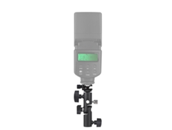 Soporte para flash de cámara con pivote, soporte y montura para Speedlite y trípode.