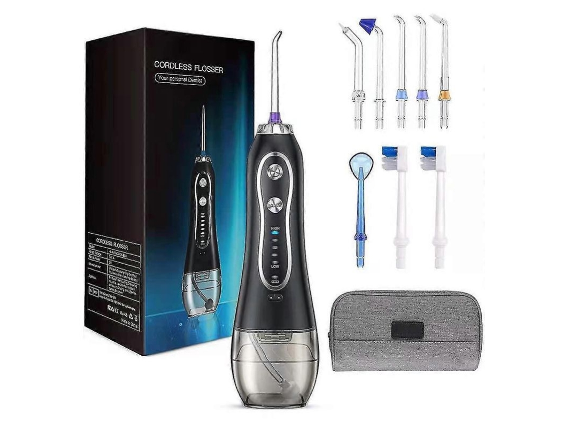 Irrigador Dental Inalámbrico Profesional Con Bola De Gravedad, 5 Niveles, 5 Boquillas, Portátil Para Viajes.
