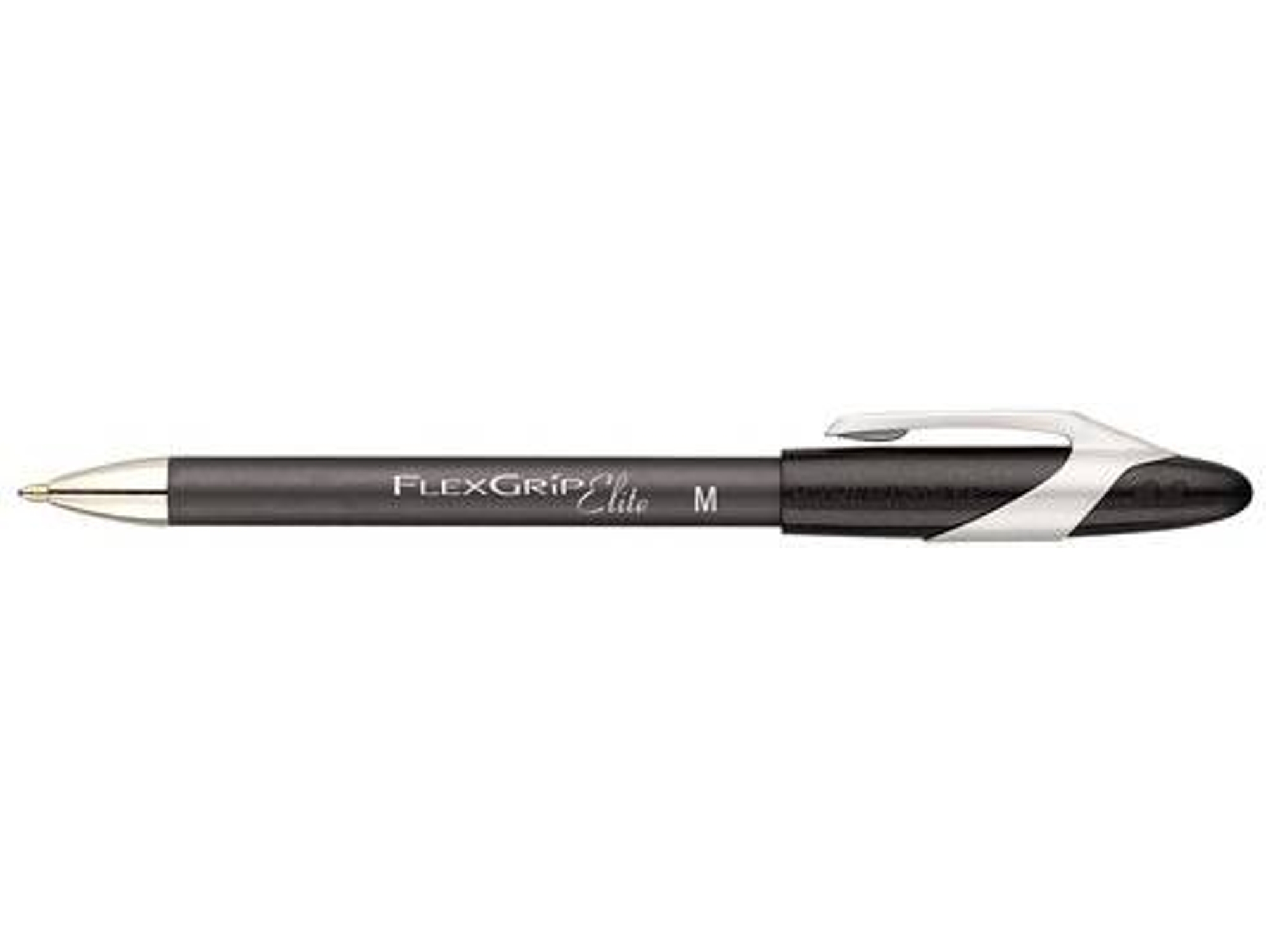 Pack 12 Bolígrafos PAPERMATE Ballpen PM Flexgrip Elite Negro