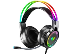 Auriculares para juegos JIAPEI Bluetooth 5.3 con micrófono, controladores de 50 mm y sonido envolvente 7.1.