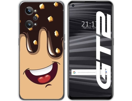 Carcasa para Realme GT 2 5G TUMUNDOSMARTPHONE Dibujos Helado Chocolate Multicolor