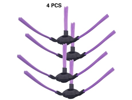 4 piezas/lote de cepillo lateral para Robot Iselife Pro1 Pro1S Pro2S, piezas de repuesto para Robot aspirador para aspiradoras