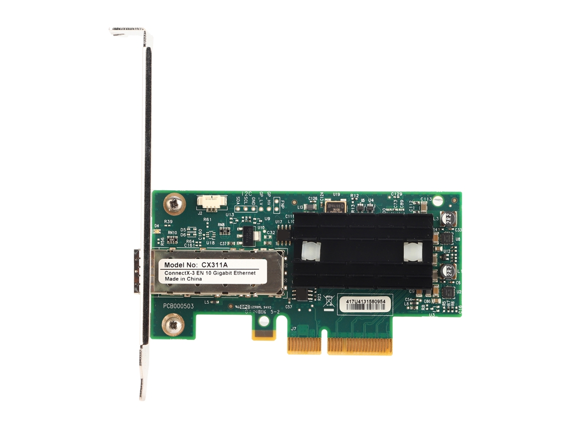 Placa De Rede Mellanox Cx311axcat 10g Singleport Para Servidores Desktops Adaptador De Armazenamento Pci-ex4