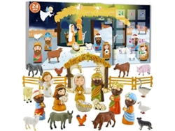 Calendario De Belén 2023 - Diseño De Animales Adorables Little People