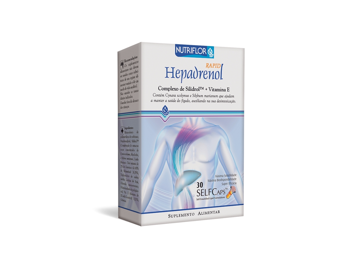 Hepadrenol Rápido 30 Cápsulas NUTRIFLOR