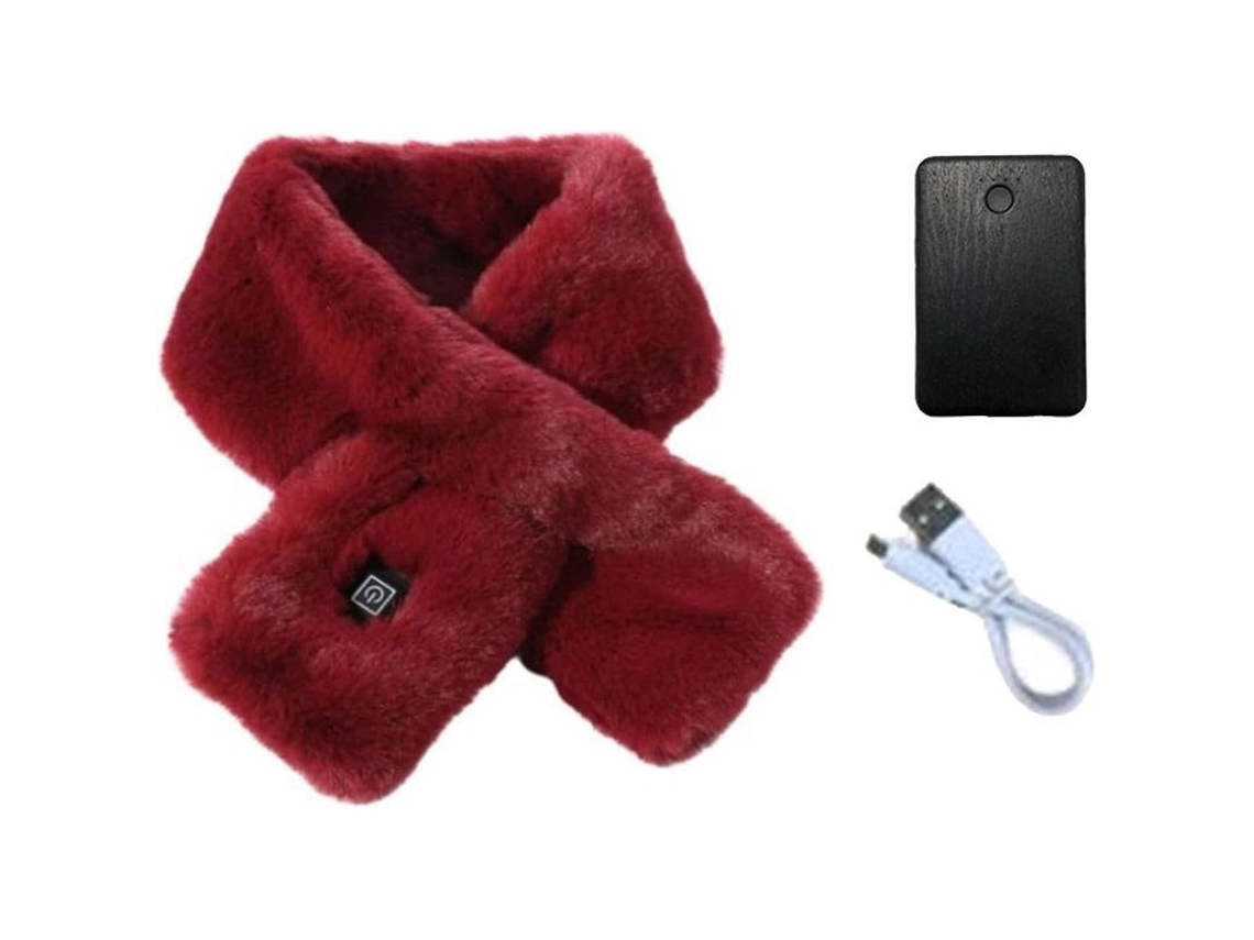 2026-bufanda Calefactada Usb Con Batería Recargable Para Cuello Y Hombros Invierno Unisex Alivio Dolor