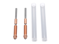 Bico De Impressora 3d 0.6mm 600mm/s Dual Metal Para Ender 3 V3 Plus K1c - 2 Peças