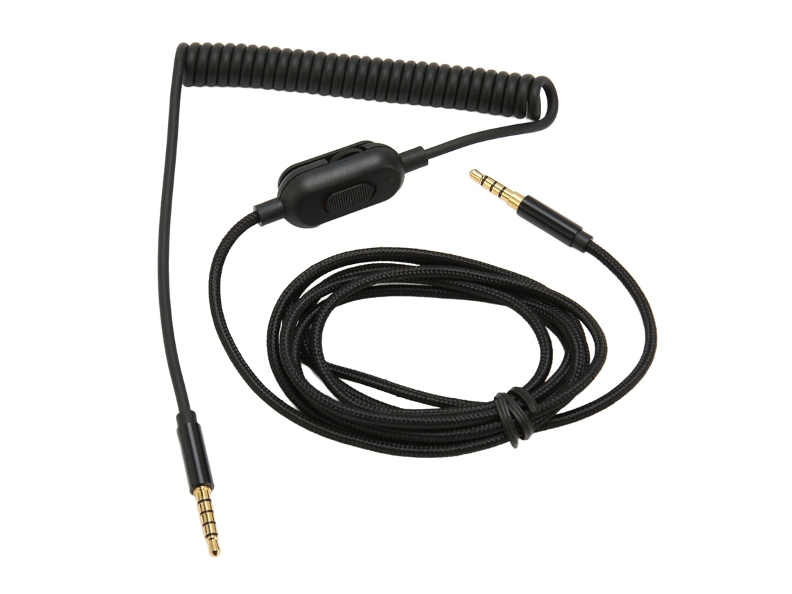 Cable Espiral Para Auriculares Astro A10, A30 Y A40 Con Control De Volumen Y Silencio, 2 Metros (6,6 Pies).