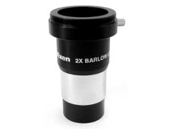 Adaptador Vixen T para 2 lentes Barlow de 1,25"