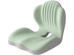 Cojín Para Silla Ergonómico De Espuma Viscoelástica, Diseño Integrado En Forma De L Con Soporte Lumbar (verde) Gertiz
