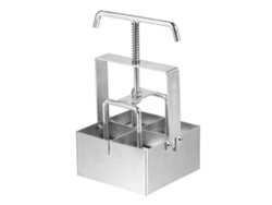 Herramienta Manual De 2 Pulgadas Para Formar Bloques De Tierra Con Mango, Ideal Para Jardinería Y Semilleros.